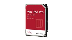 Hårddisk, WD Red Pro, 3.5", 16TB, SATA III